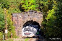 Spessart: Südwestportal des Schwarzkopftunnels - Foto: Stefan Frerichs / RheinWanderer.de