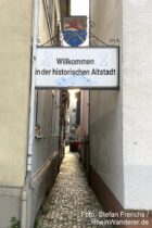Mittelrhein: Zugang zur Altstadt von Sankt Goarshausen - Foto: Stefan Frerichs / RheinWanderer.de