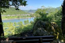 Mittelrhein: Aussichtspunkt Marksburgblick - Foto: Stefan Frerichs / RheinWanderer.de