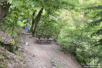 Mittelrhein: Wanderweg an Abkürzung am unteren Hinnerscht Bach - Foto: Stefan Frerichs / RheinWanderer.de