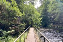 Sächsische Schweiz: Wanderweg am E-Werk Copitz im Liebethaler Grund - Foto: Stefan Frerichs / RheinWanderer.de