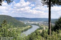 Main: Blick mainaufwärts auf Grünenwört - Foto: Stefan Frerichs / RheinWanderer.de